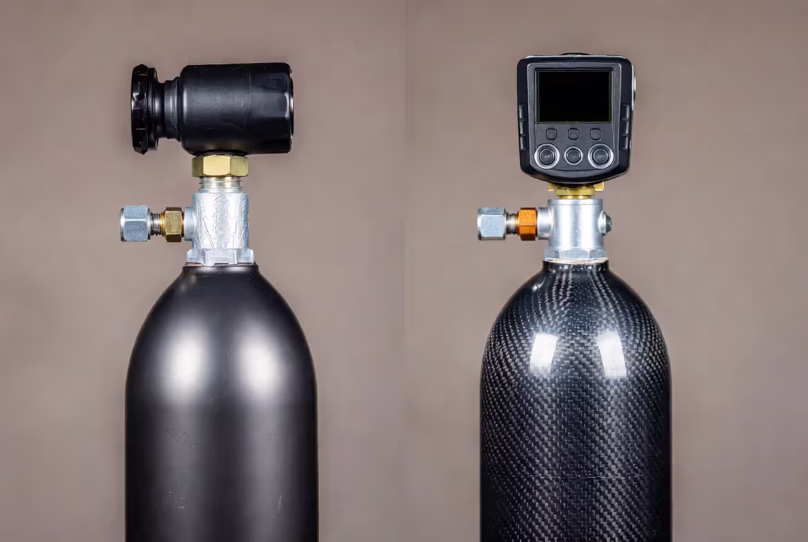 CO2 vs HPA tank comparison