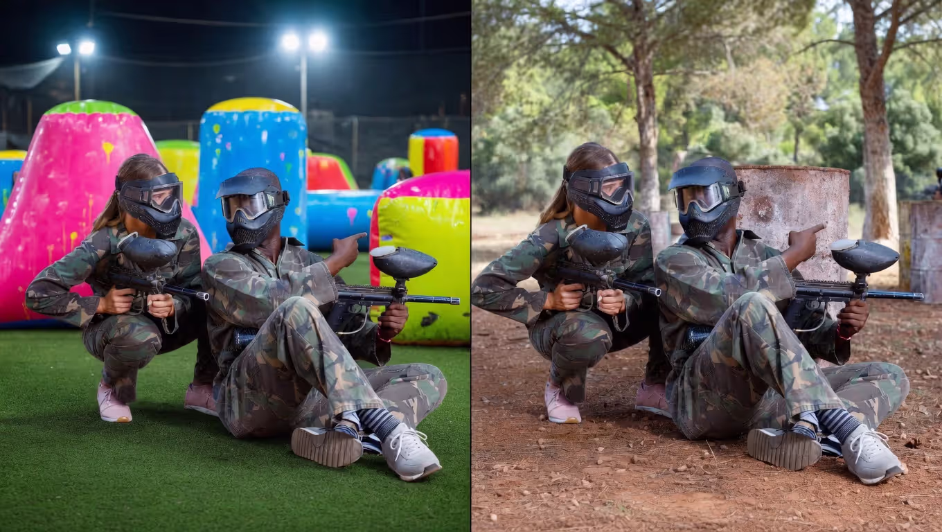 Indoor vs outdoor paintball