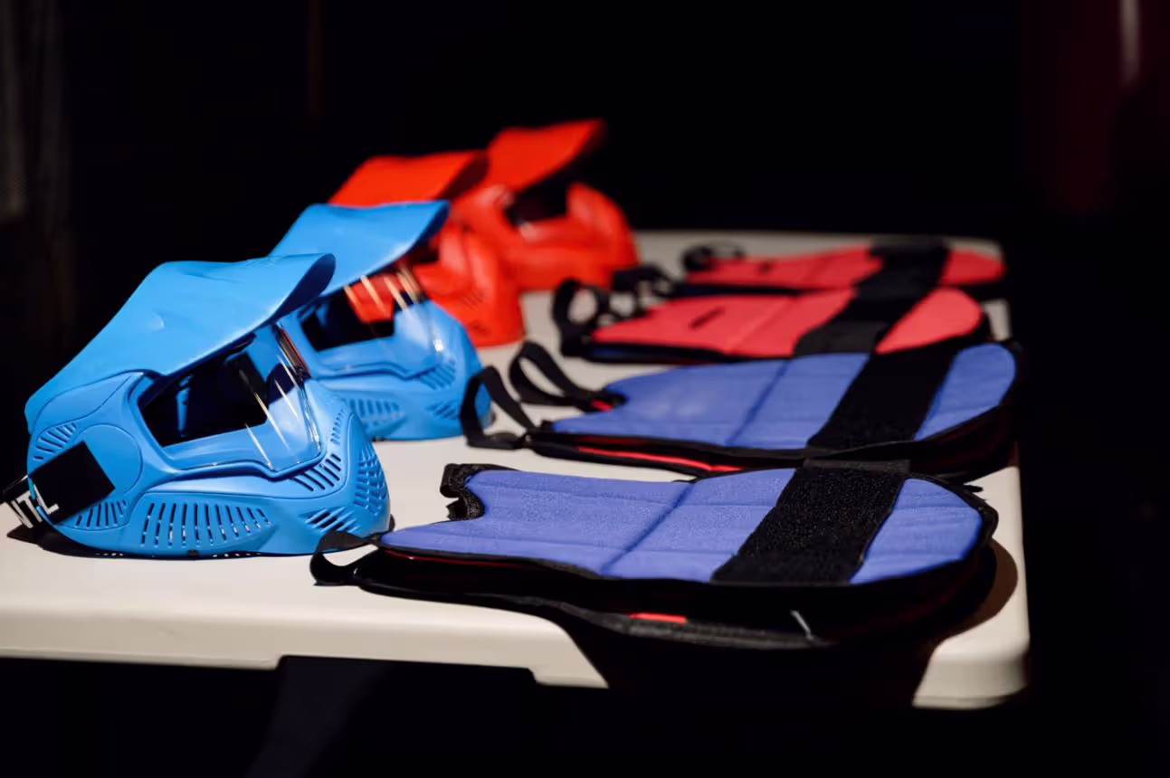 Safety gear for young players