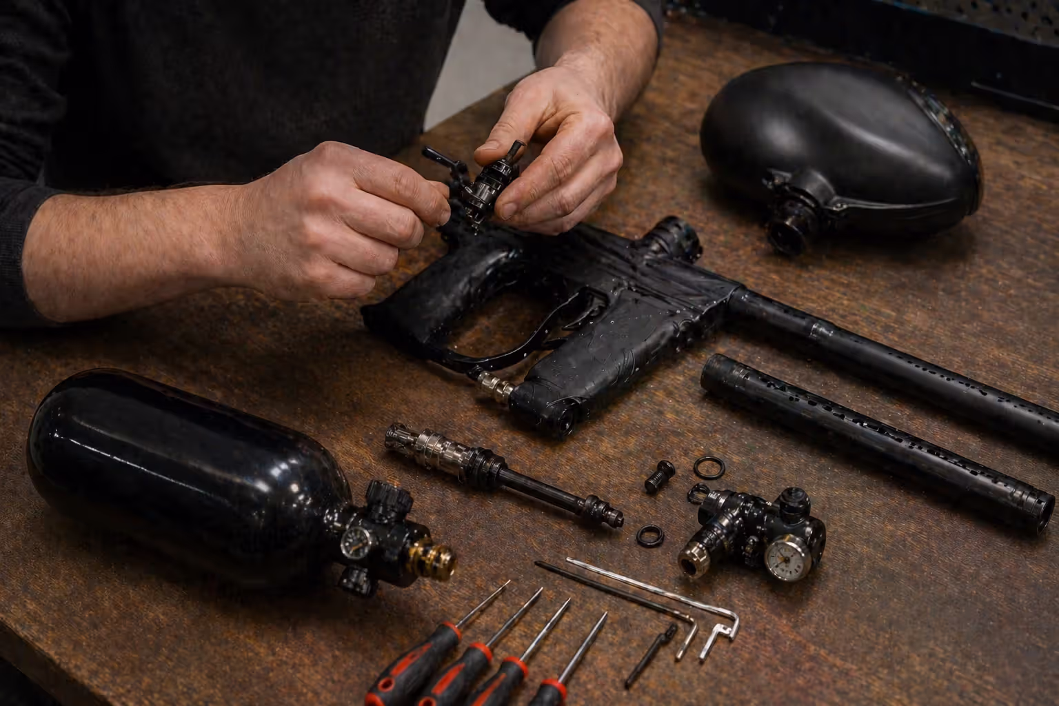 adjusting paintball marker components affecting velocity