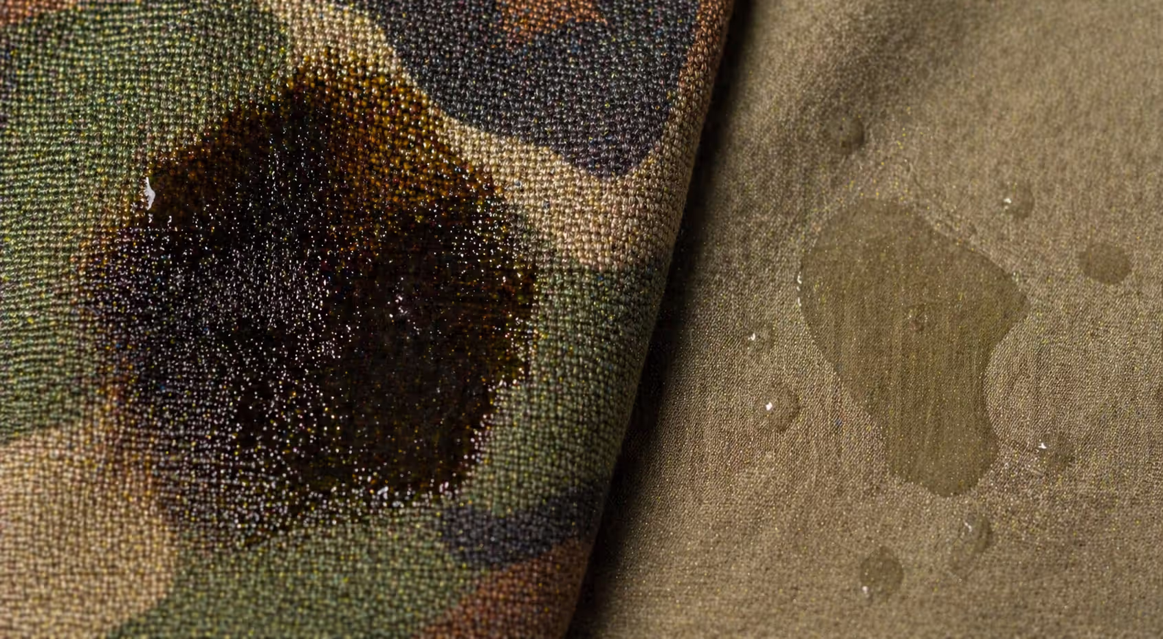 comparison of oil based and water based paintball stains on fabric