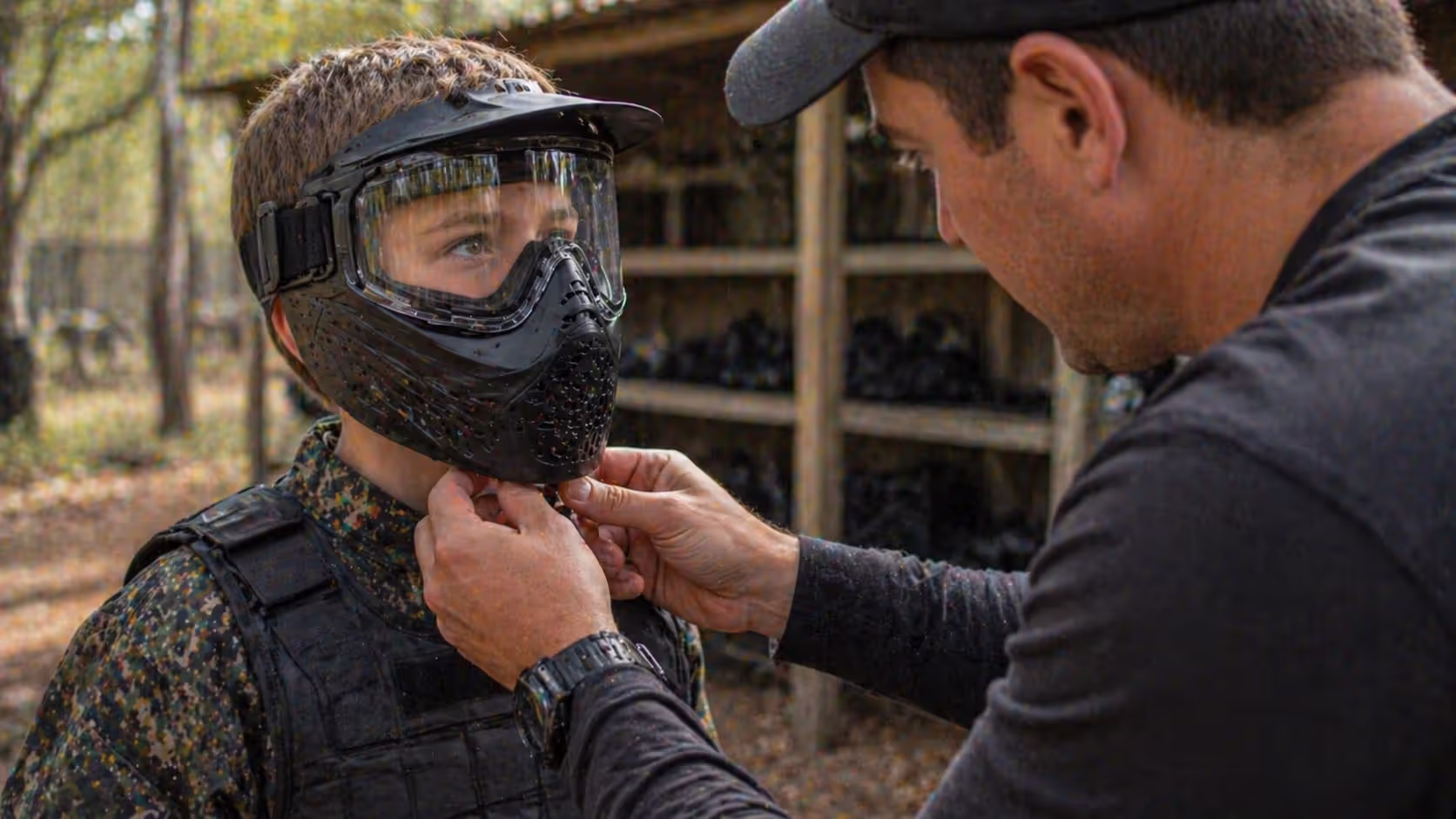 Proper safety gear for younger players