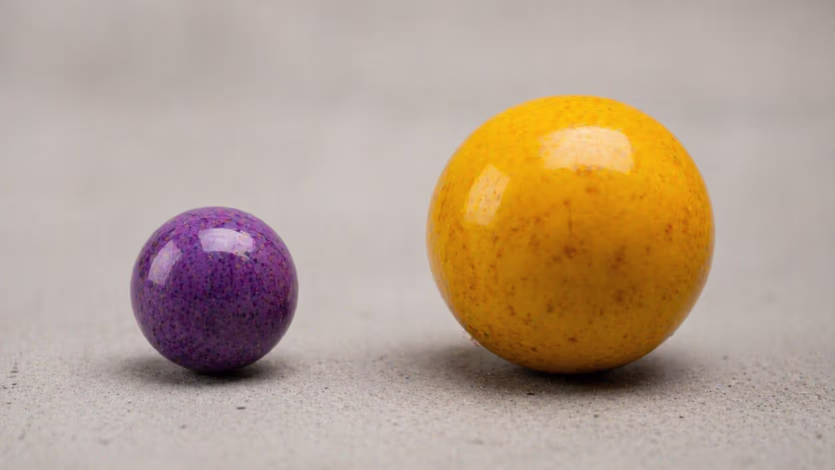 Smaller paintballs, softer impact