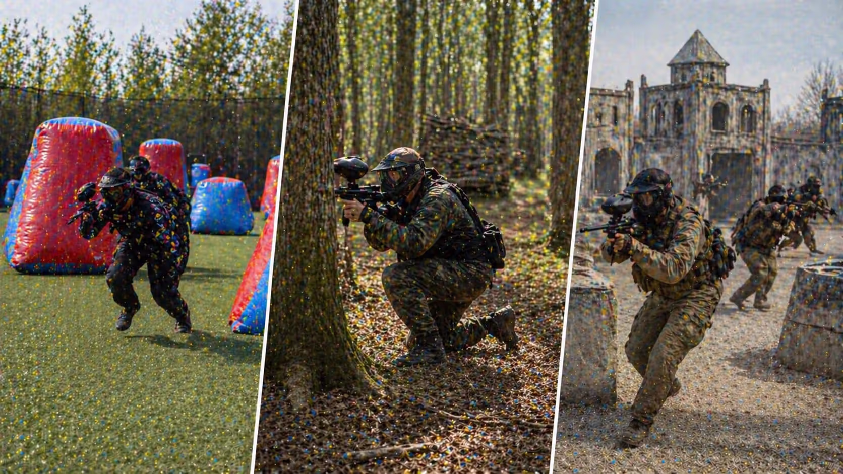 Three styles, three completely different games