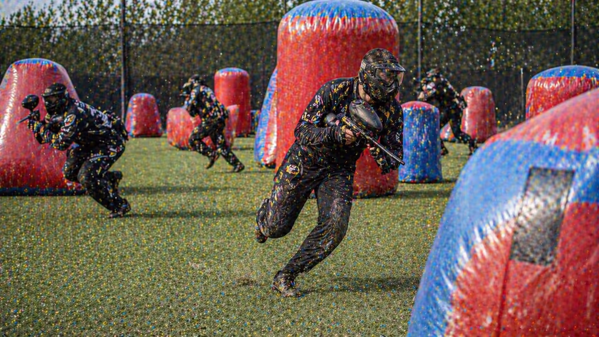 Speedball intensity in action